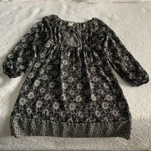Flowy Black and White Dress by Nurture - Medium